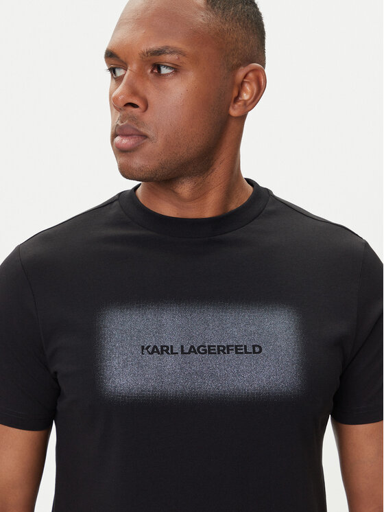 KARL LAGERFELD KARL LAGERFELD T-shirt 755072 554255 Crna Regular Fit