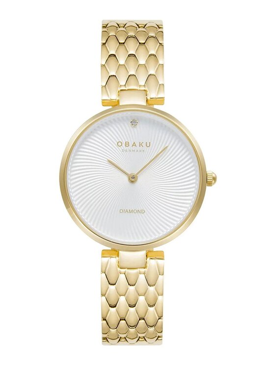 Obaku Obaku Zegarek V256LXGISG Złoty