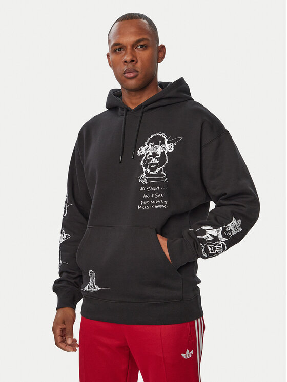 adidas adidas Bluza Peter Moore Hoodie IA4504 Czarny Regular Fit