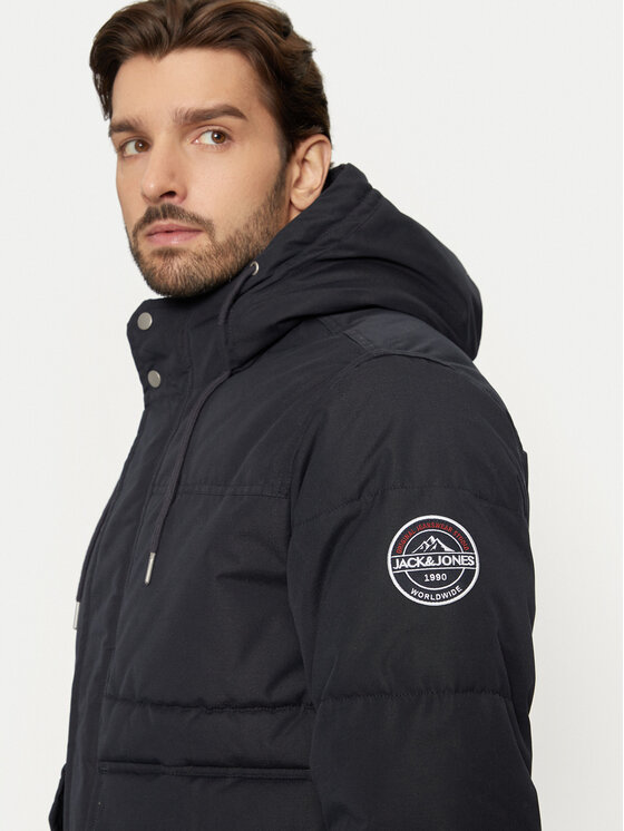 Jack&Jones Jack&Jones Zimska jakna Carl 12256901 Tamnoplava Straight Fit