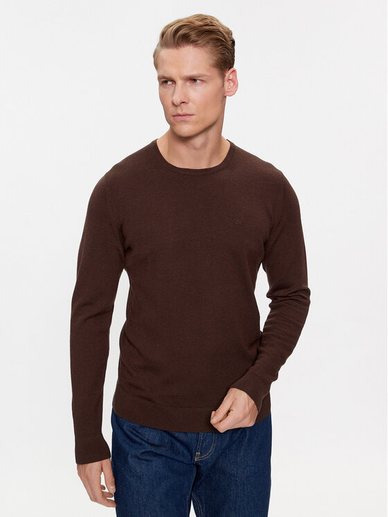 Calvin Klein Calvin Klein Maglione Superior K10K109474 Marrone Regular Fit
