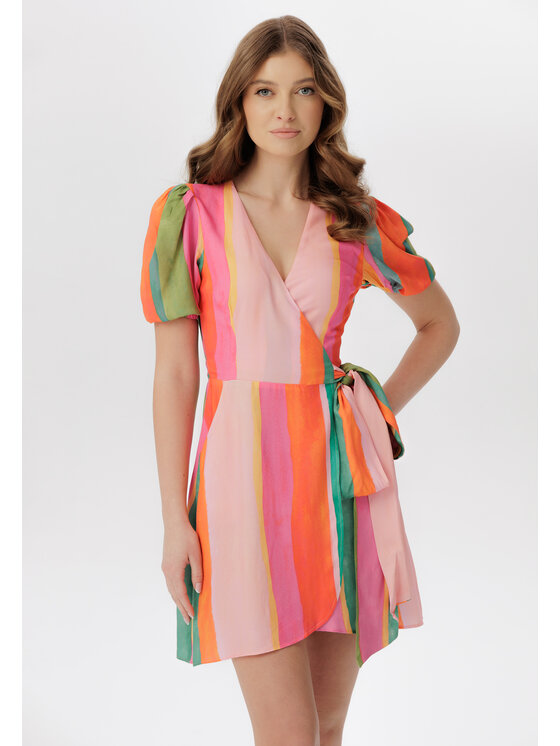 LAURELLA LAURELLA Každodenní šaty 4SS017 Barevná Regular Fit