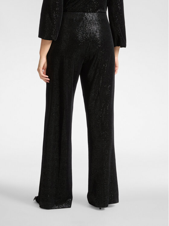 Elena Mirò Elena Mirò Pantaloni di tessuto P064Z000141N033 Nero Regular Fit