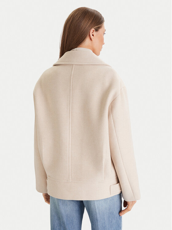 Morgan Morgan Wollmantel 252-GMOON Beige Regular Fit
