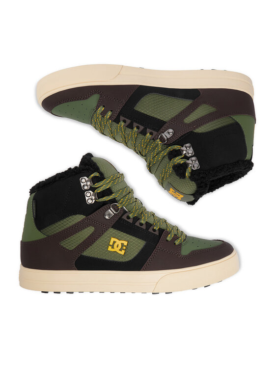 DC Shoes DC Shoes Laisvalaikio batai EO-PURE HIGH TOP WC WNT DC01802211 Tamsiai žalia
