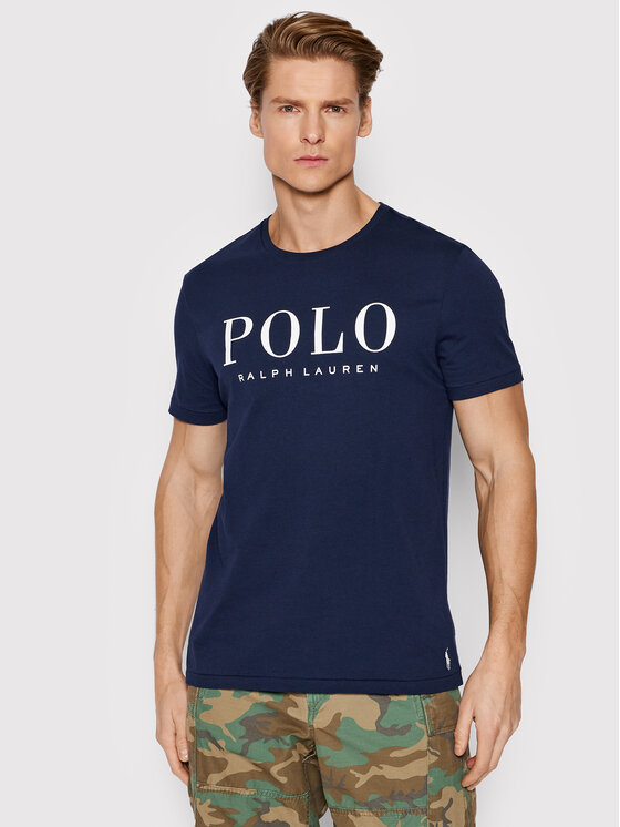 Polo Ralph Lauren Polo Ralph Lauren T-Shirt 710860829006 Granatowy Slim Fit