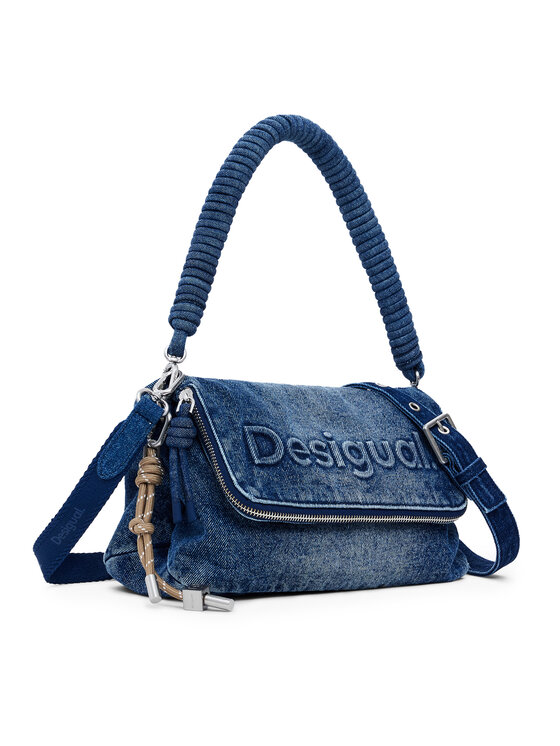 Desigual Desigual Torbica Half Logo 25SAXD23 Plava
