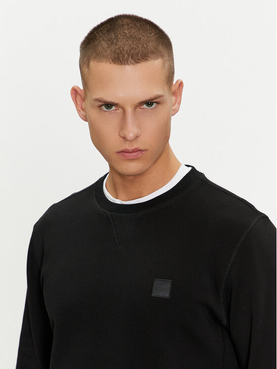 BOSS Boss Felpa Westart 50509323 Nero Relaxed Fit
