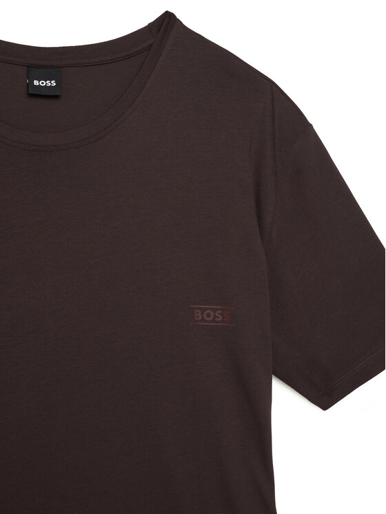 BOSS BOSS T-särk 50565324 Tumepruun Regular Fit