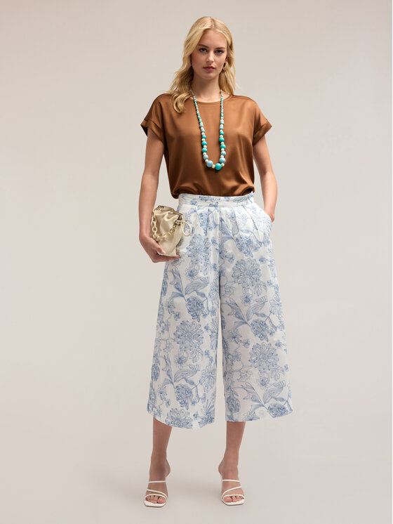 Motivi Motivi Pantaloni di tessuto P034Q004008N0S1 Turchese Flare Fit