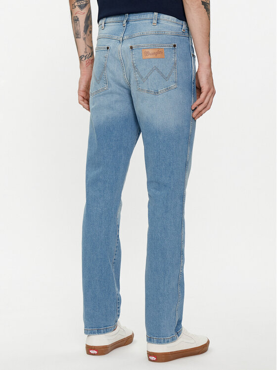 Wrangler Wrangler Jeans hlače Larston 112352836 Modra Slim Fit