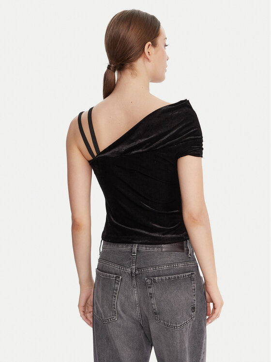 Versace Jeans Couture Versace Jeans Couture Μπλουζάκι 79HAM616 J0237 Μαύρο Slim Fit