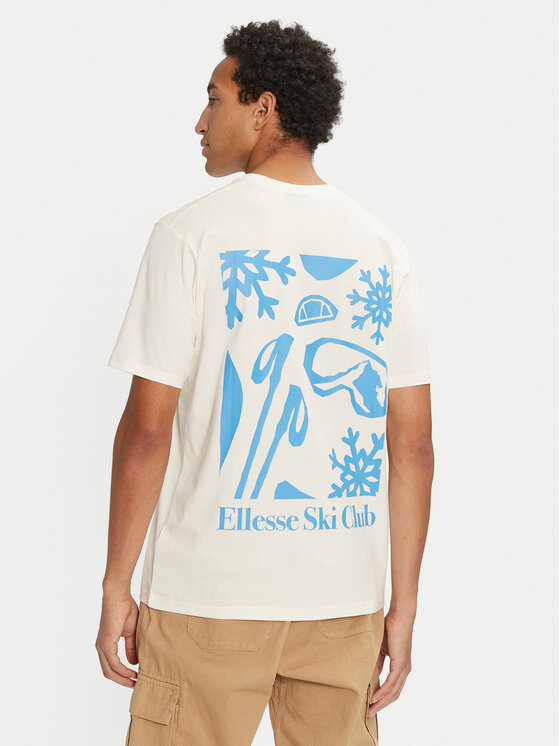 Ellesse Ellesse T-krekls Skisetta Tee SHX20961 Écru Regular Fit