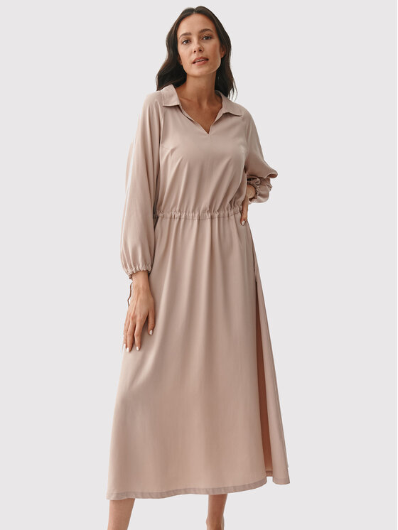 Tatuum Tatuum Повсякденна сукня Malta T2216.196 Бежевий Regular Fit