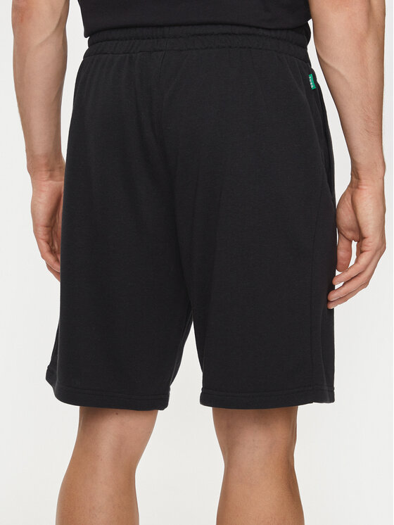 adidas adidas Sporta šorti Essentials+ Made With Hemp Shorts HR8617 Melns Regular Fit