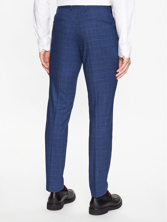 HUGO Hugo Obleka Arti 50490975 Mornarsko modra Extra Slim Fit