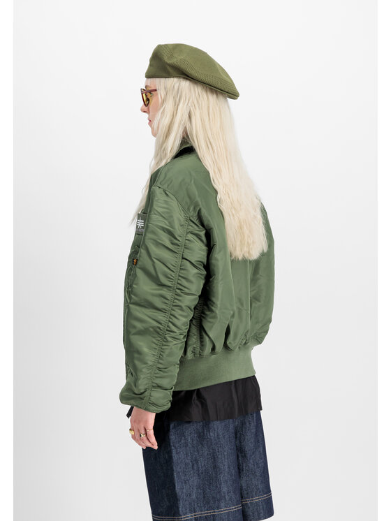 Alpha Industries Alpha Industries Kurtka bomber CWU-45 Heritage Bomber Jacket Zielony Core Fit