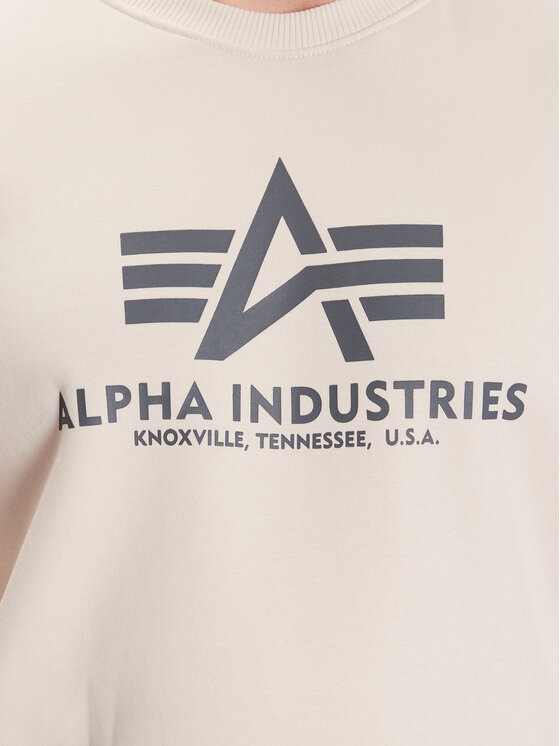 Alpha Industries Alpha Industries Felpa Basic 178302 Écru Regular Fit