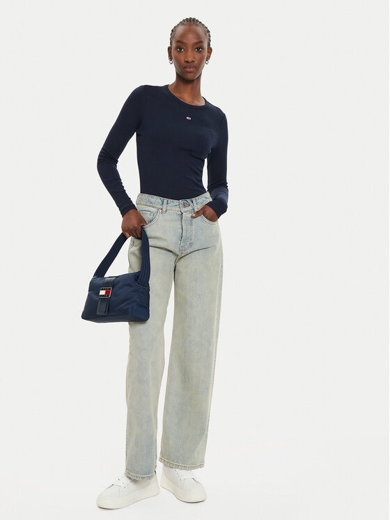 Tommy Jeans Tommy Jeans Palaidinė Essential DW0DW17387 Tamsiai mėlyna Slim Fit
