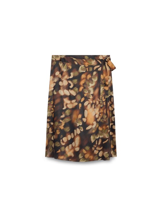 Fiorella Rubino Fiorella Rubino Gonna midi 1031L000565N0V2 Marrone Flared Fit