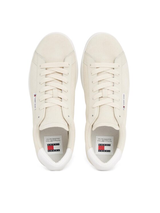 Tommy Jeans Tommy Jeans Snīkeri Tjm Leather Low Cupsole Suede EM0EM01375 Bēšs