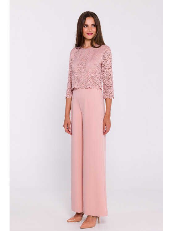 Stylove Stylove Overal S381 Ružová Ladies Fit