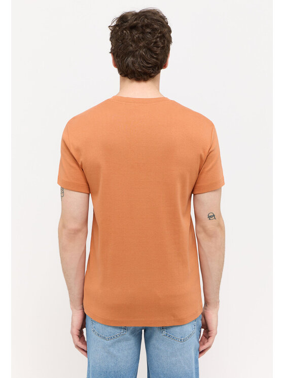 Mustang Mustang T-shirt ALLEN Arancione Slim Fit