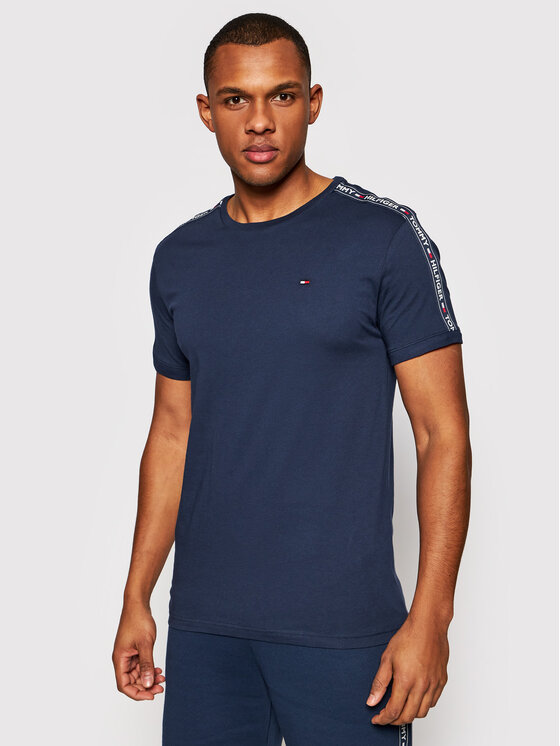 Tommy Hilfiger T-krekls UM0UM00562 Tumši zils Regular Fit