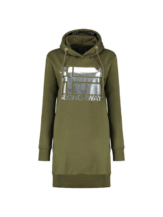 Geographical Norway Geographical Norway Tunika WW4562F/GNO-KAKI Zielony Regular Fit