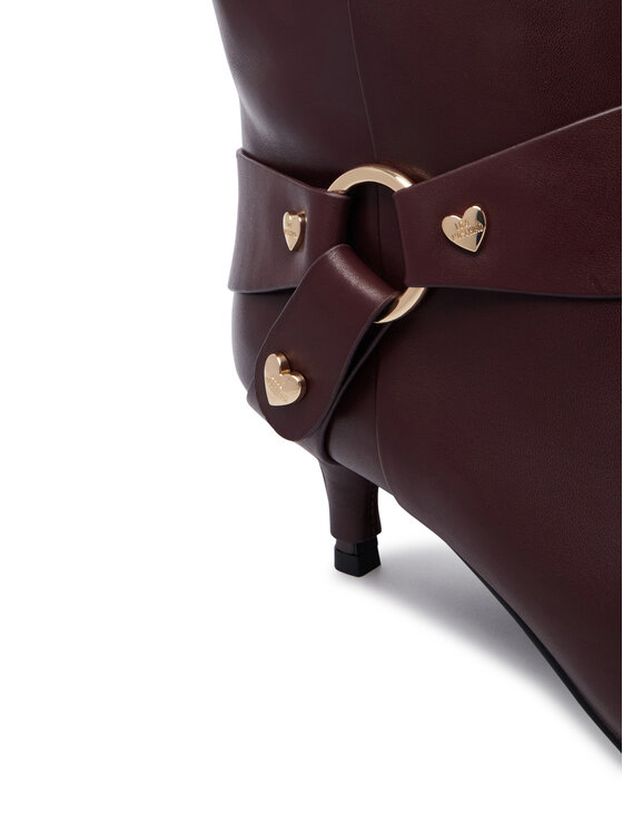 LOVE MOSCHINO LOVE MOSCHINO Ботильйони JA21077G0PIA0552 Бордовий
