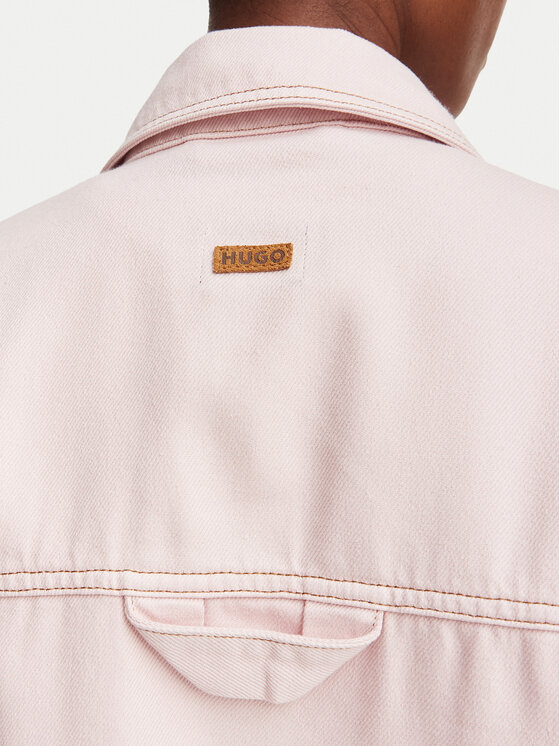 HUGO HUGO Giacca di jeans Garesa 50566763 Rosa chiaro Regular Fit