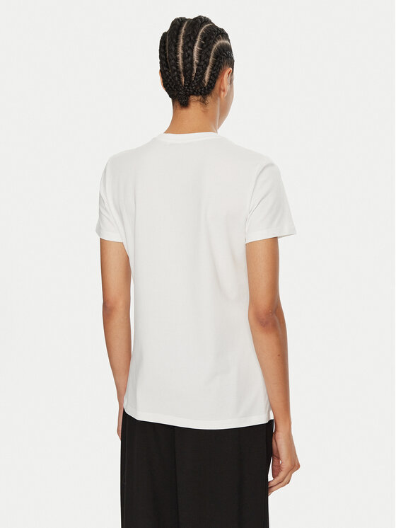 Fracomina Fracomina Tricou FR24WT3004J40108 Alb Regular Fit