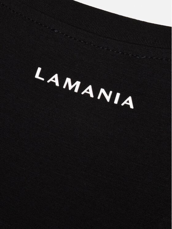 La Mania La Mania Longsleeve APRIL Czarny Basic Fit