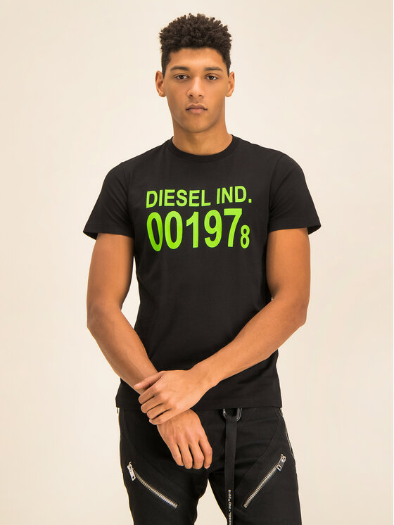 Diesel Diesel T-Shirt Diego 00SASA 0AAXJ Černá Regular Fit