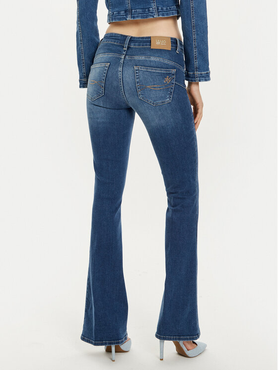 Liu Jo Liu Jo Jeans hlače UF4020 DS058 Modra Regular Fit