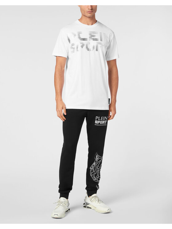 Plein Sport Plein Sport T-Shirt 19539 Biały Regular Fit