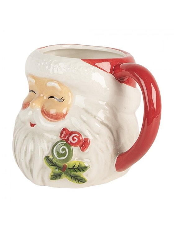 MIAhome MIAhome Kubek świąteczny Santa Claus 550 ml Biały