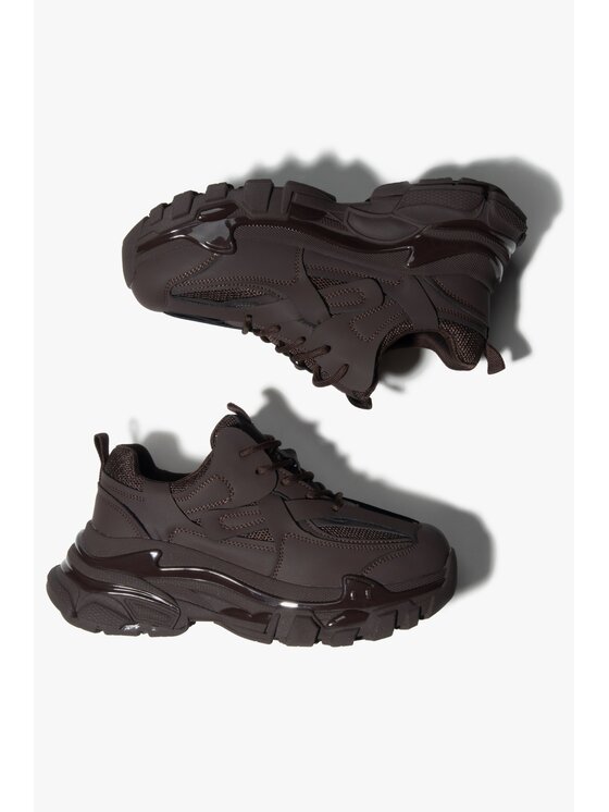 ES8 ES8 Sneakersy ER00114314 Tmavě hnědá