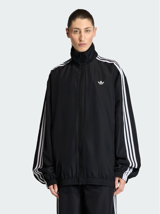 adidas adidas Bluza FIREBIRD ADILENIUM Czarny Regular Fit