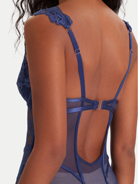 Hunkemöller Hunkemöller Bodi Grace 302440 Modra