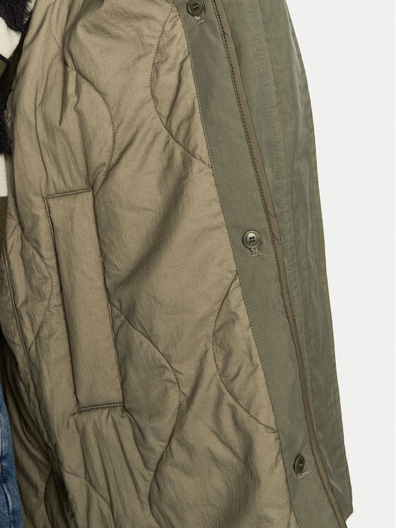 Weekend Max Mara Weekend Max Mara Παλτό μεταβατικό Fumetto 2425026051 Χακί Loose Fit