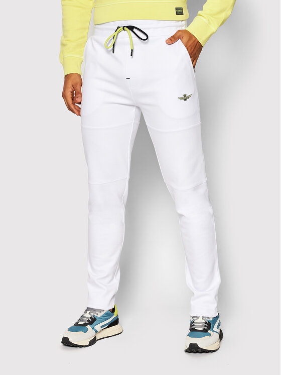 Aeronautica Militare Pantaloni da tuta 221PF835F421 Bianco Slim Fit •  Modivo.it