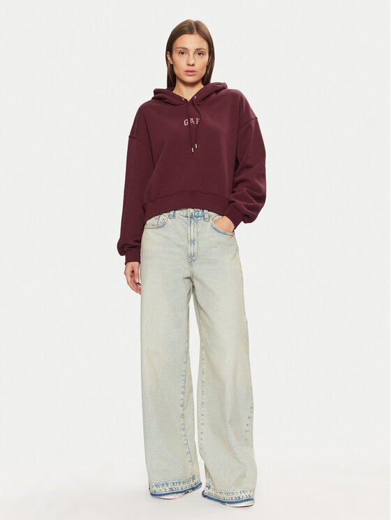 Gap Gap Bluză 588015-02 Roșu Relaxed Fit