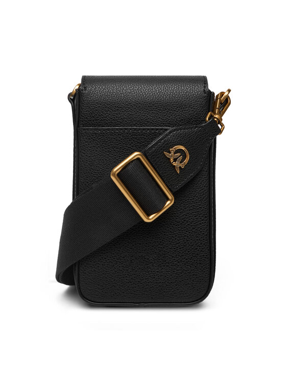 PINKO PINKO Torebka na telefon Phone Case Utility AI 25-26 PCPL 105355 A29Q Czarny