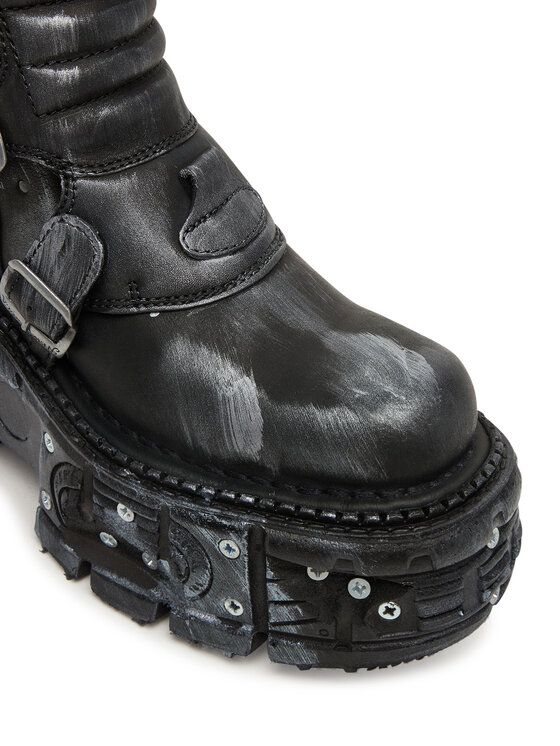 NEW ROCK NEW ROCK Čizme M-373SC-C1 Siva