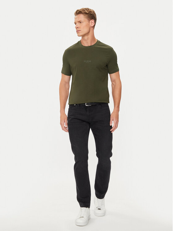 Guess Guess T-särk M2YI72 I3Z14 Roheline Regular Fit