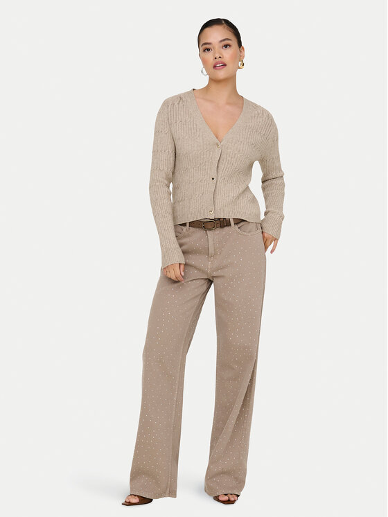 ONLY ONLY Kardigan Katia 15310902 Hnědá Regular Fit