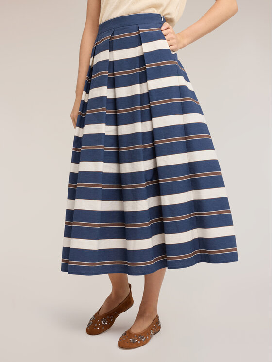 Motivi Motivi Gonna midi 1042Q001212N0S1 Blu A-Line Fit