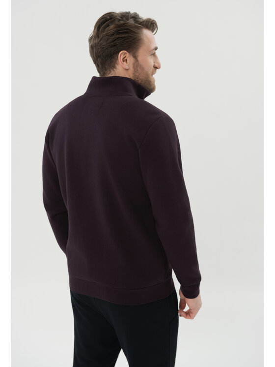 Volcano Volcano Bluza B-LAND Fioletowy Regular Fit