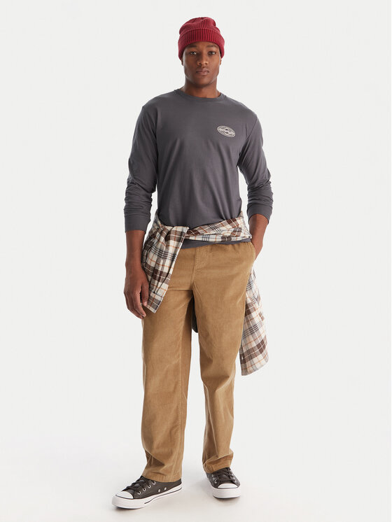 Billabong Billabong Majica dugih rukava Diamond Vision EBYZT00368 Siva Regular Fit